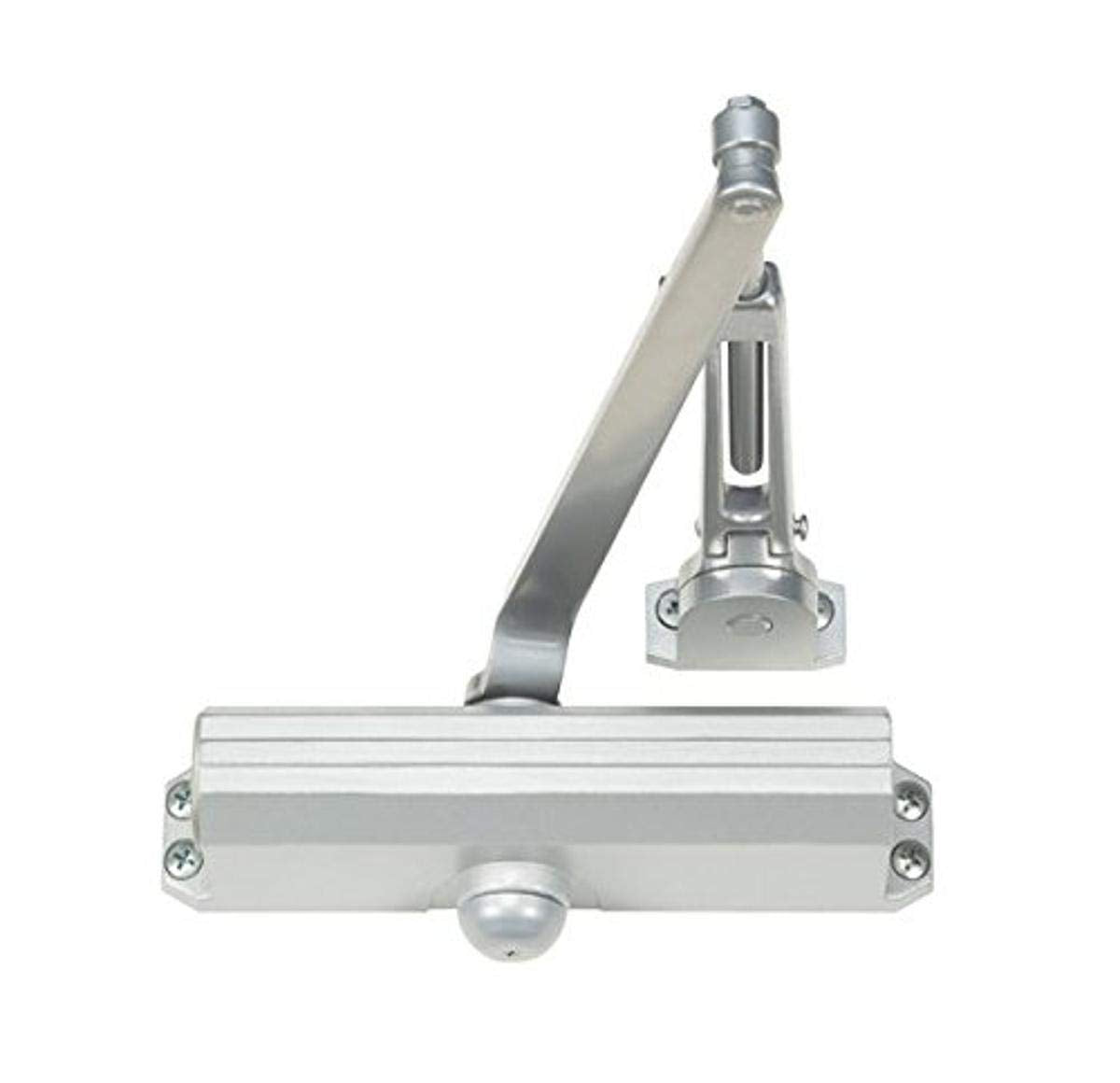 1601 689 – Grade 1 Tri Mount Surface Closer, Pull Side, Double Lever Arm Regular, 180 Deg. Swing, Adjustable Size 1-6, Aluminum Painted Finish, Non-Handed (List 262.00)