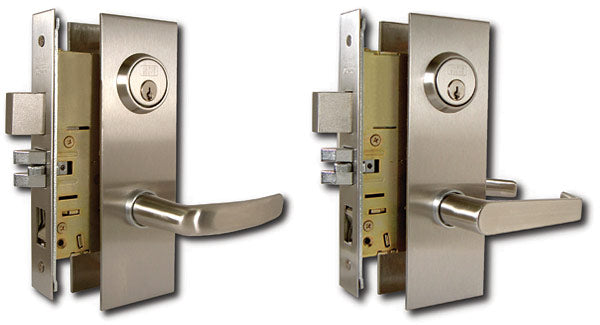 5CL92A/26D – Mortise Door Lockset, Keyed Single Cylinder, American Lever, Classic Plate, 2-3/4″ Backset, ANSI F07, Satin Chrome, With Deadbolt, For Entrance (List 793.00)