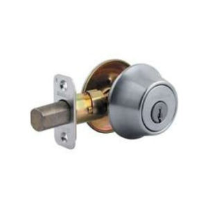 660-26DVI – Kwikset Single Cylinder Deadbolt With RCAL Latch And RCS Strike With New Chassis Satin Chrome Finish (List 30.60)