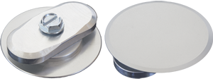 ADD1A – GKL Door Hole Filler Disc Kit, 1-5/8″ Diameter Disc, Aluminum, Includes (2) Disc, (2) Bracket, (2) Screw