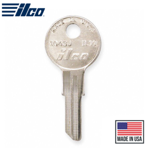 IL11-BR 34 – Cylinder Lock Key Blank, Natural Brass, 34 Price Group, For Timberline/Illinois