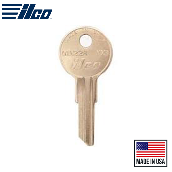 Y13-BR 34 – Cylinder Lock Key Blank, Natural Brass, 34 Price Group, For Yale