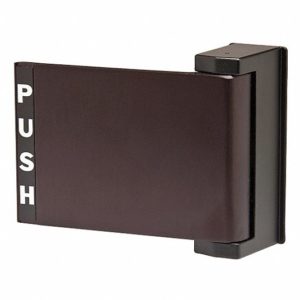 459-01-00-313 – Ilco Aluminum Door Paddle, Pull To Left, 1-3/4″ Doors, Dark Bronze (List 51.80)