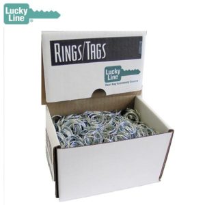 75900 – Key Ring, Split, Give Away, 1″ Diameter, Zinc Plated Steel, Silver, 1 Each Per Display Box (List 38.99)