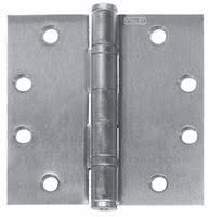 FBB179NRP 4-1/2X4-1/2 26D – Five Knuckle Ball Bearing Architectural Hinge, Steel Full Mortise, Standard Weight, 4-1/2 In. By 4-1/2 In., Square Corner, Non-Removable Pin, Satin Chrome (List 19.19)
