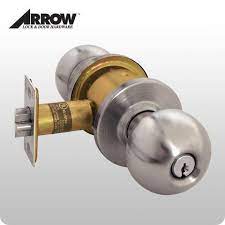 RK11-BD-32D-R60-R71-CS – Grade 2 Turn-Pushbutton Entrance Cylindrical Lock, Ball Knob, Conventional Cylinder Schlage C Keyway, Satin Stainless Steel Finish, Non-handed (List 57.00)